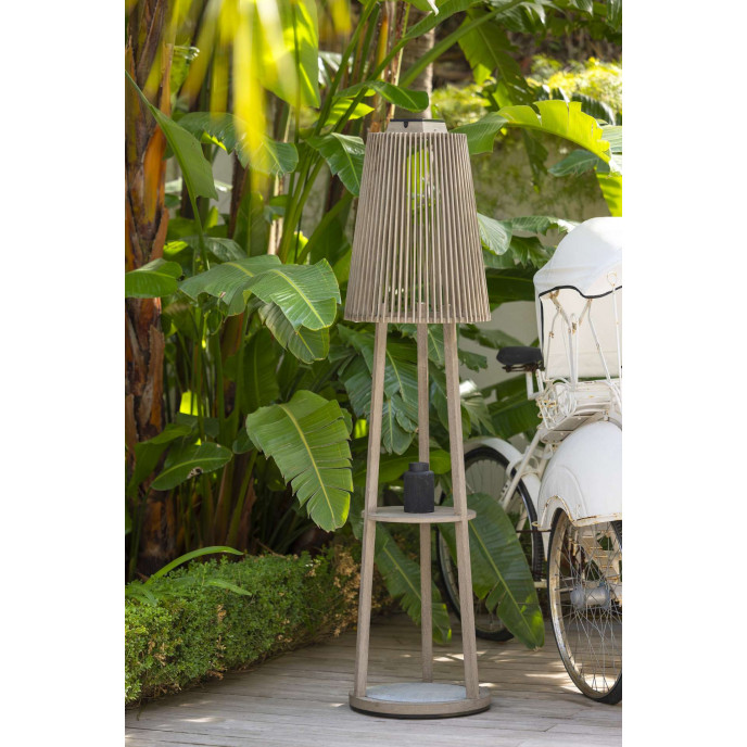 Lampadaire solaire en Duratek TECKA Les Jardins