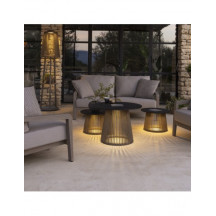Table basse lumineuse solaire Tecka ø 70 cm Les Jardins