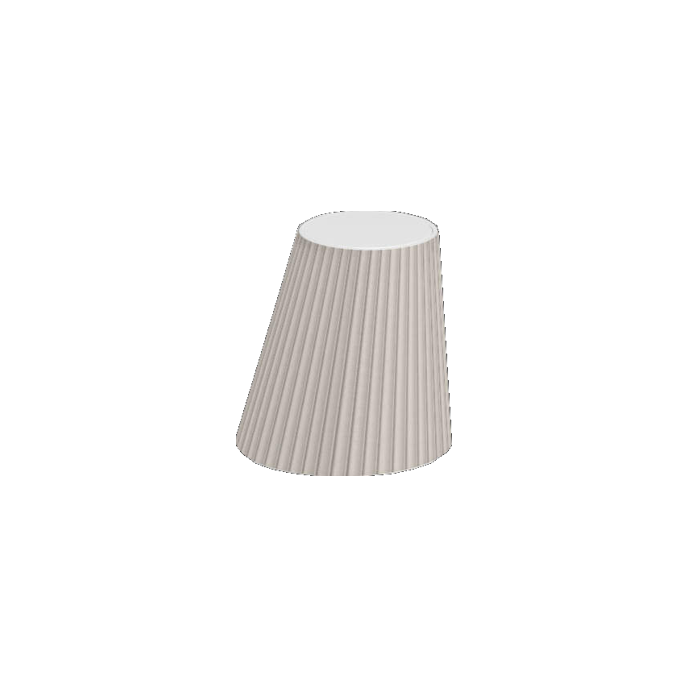 Abat jour plissé pour petite lampe Cone 2001 Emu