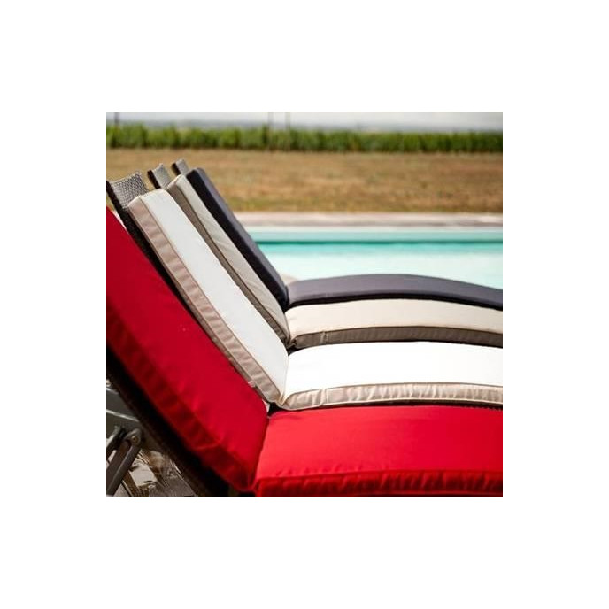 Coussin pour Bain de soleil Monte Carlo - Carmin Jardin Privé