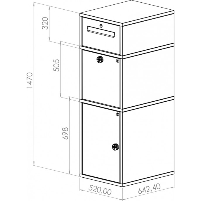 BRAD n-14 TRIO Excellence ISOTHERME - Bleu