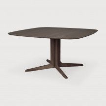 Table Corto en chêne brun 150x150 Ethnicraft