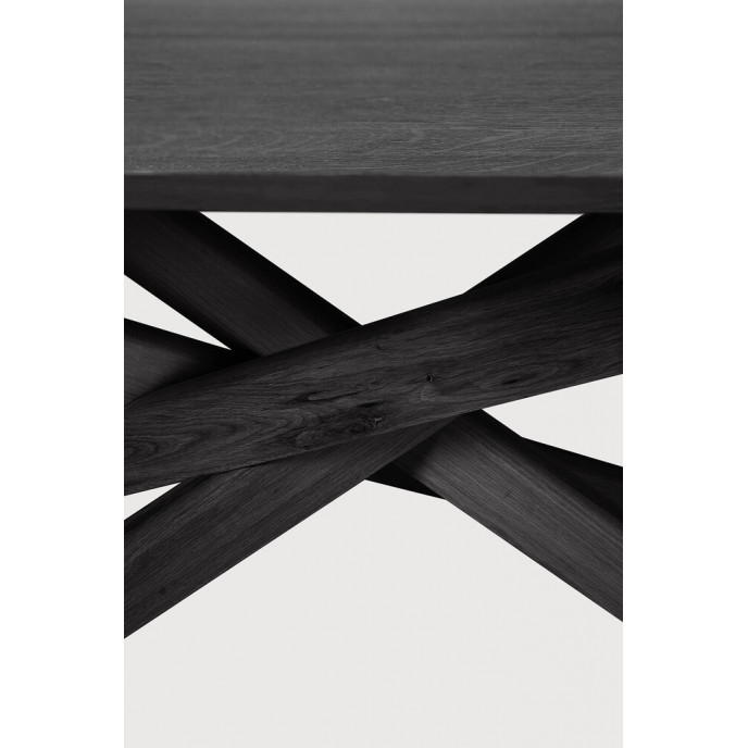 Table Mikado en chêne noir 203 x 106 Ethnicraft