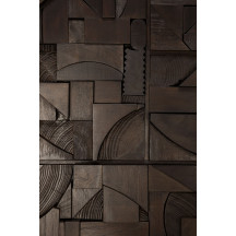 Décoration murale Teck 90x60 - Marron foncé Ethnicraft