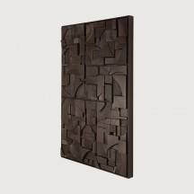Décoration murale Teck 90x60 - Marron foncé Ethnicraft