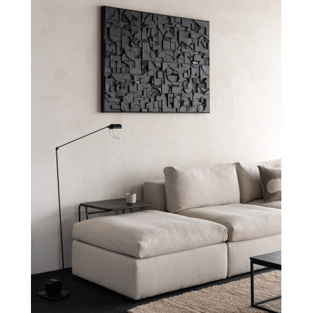 Décoration murale Teck 120x90 - Noir Ethnicraft