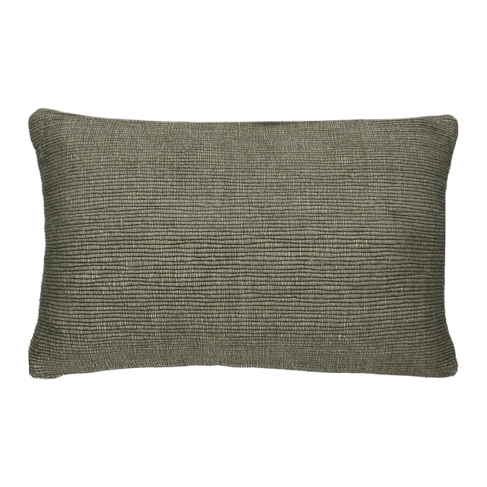 Coussin en coton - viscose L 50 x W 30 cm Dimaro - Vert Pomax