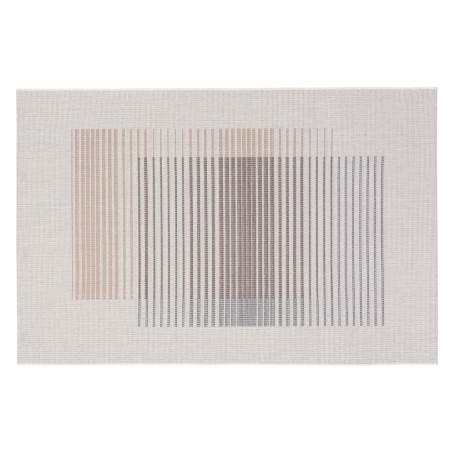 Tapis 160x230 cm Kino - Beige, bleu et orange Bizzotto