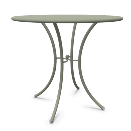 Table Ronde Ø 80 cm Pigalle - Gris vert Emu