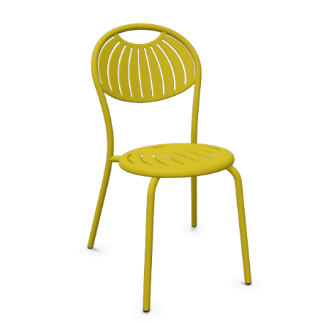 Chaise Coupole - Jaune curry Emu