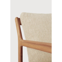 Fauteuil Jack en teck & tissu - couleur Sable Ethnicraft