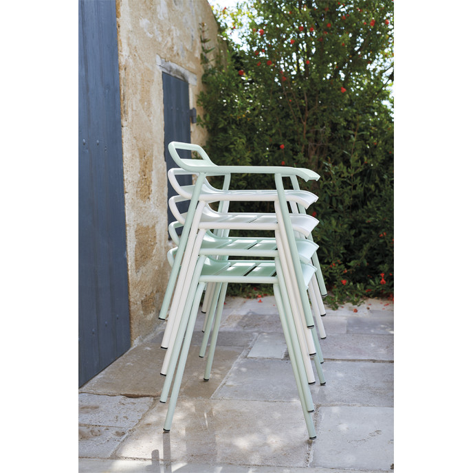 Tabouret Monceau Citron Givre Fermob