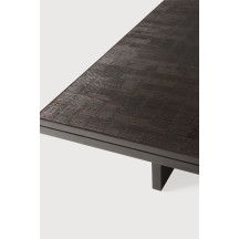 Table basse Grooves en teck brun Ethnicraft