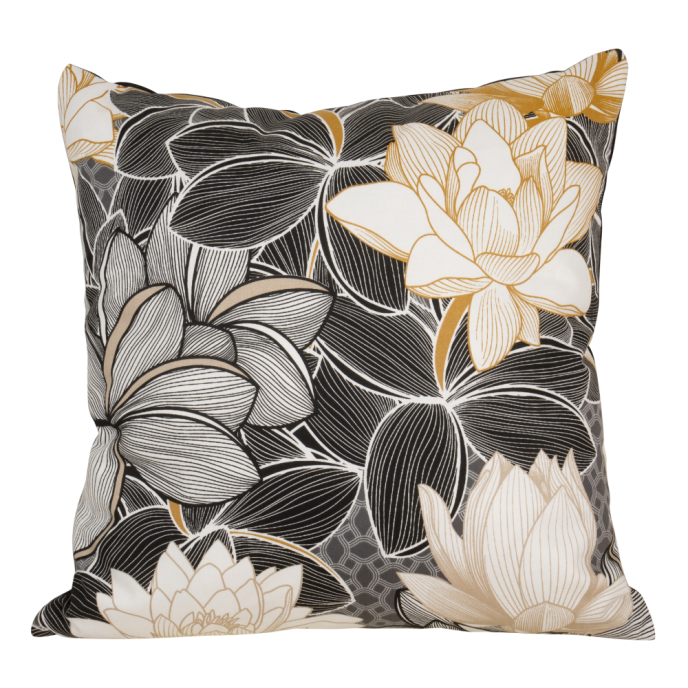 Coussin déco Lotus 40x40 Jardin Privé