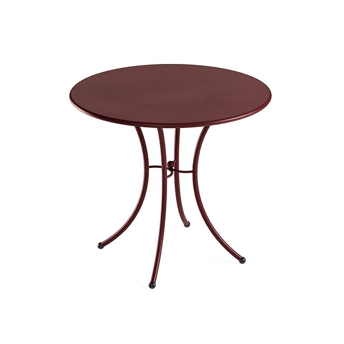 Table 80 cm Pigalle - Rouge Intense Emu