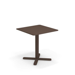 Table 70x70 cm Darwin - Marron d'Inde Emu