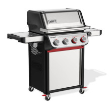 Barbecue gaz Spirit SP-435 inox + réchaud latéral Weber