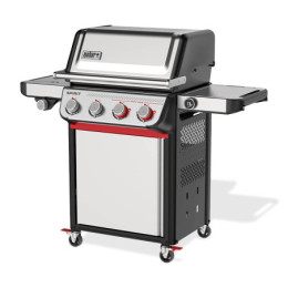 Barbecue gaz Spirit SP-435 inox + réchaud latéral Weber
