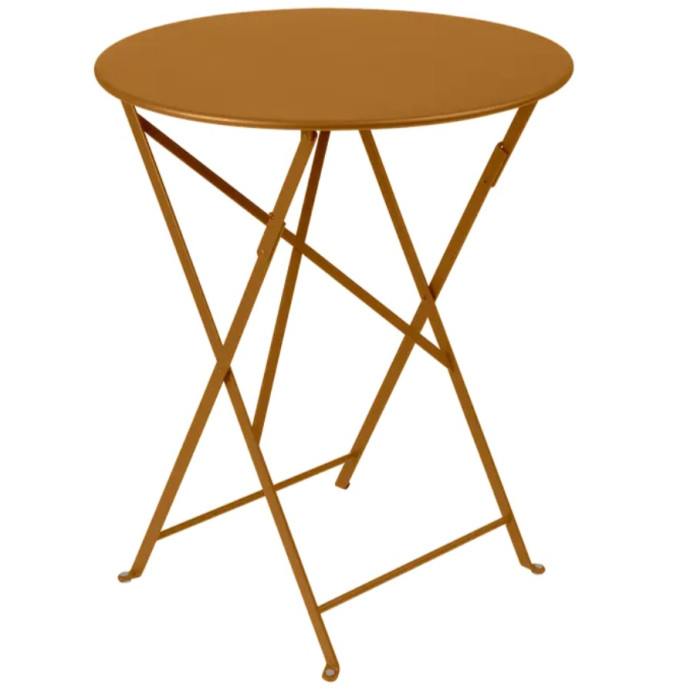 Table Pliante Bistro D60 Pain d'épices Fermob Table Pliante Bistro D60 Pain d'épices Fermob