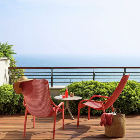 Fauteuil Lounge Net - Corail Nardi