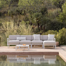 Canapé Maximo 5 Gesso-Perla Sunbrella® Nardi