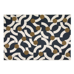 Tapis Tolede 160x230 cm - Bleu Idaho