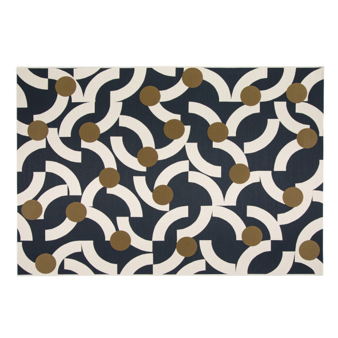 Tapis Tolede 160x230 cm - Bleu Idaho