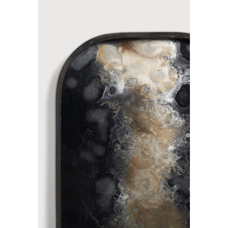 Plateau en Verre rectangulaire Organic Ethnicraft