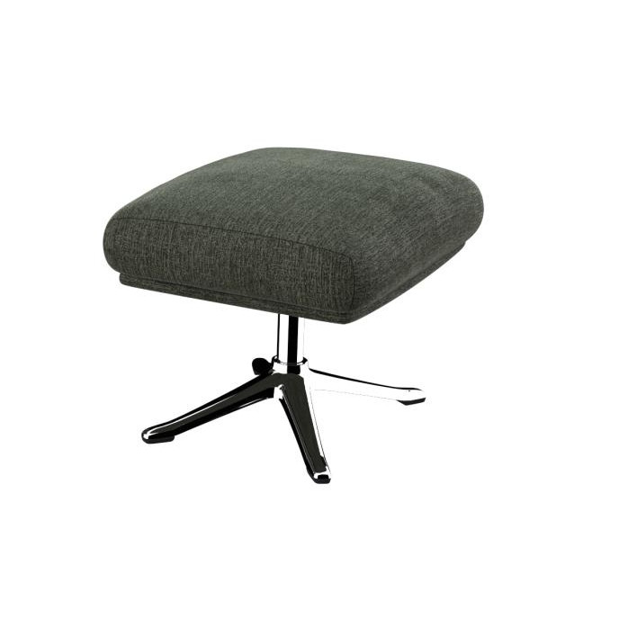 Repose-pieds Moro Tissu Tortue Pieds en Aluminium Flexlux