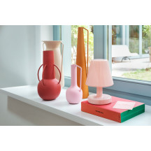 Lampe de table rechargeable Edison The Ambiance Soft Pink Fatboy®