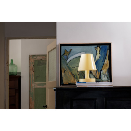 Lampe de table rechargeable Edison The Ambiance Pale Yellow Fatboy®