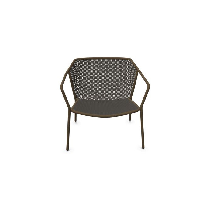 Fauteuil bas Darwin - Marron d'Inde Emu