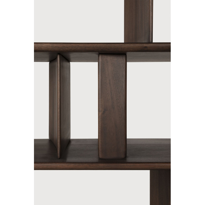 Etagère Block en Acajou L 133 H 207 cm Etnicraft