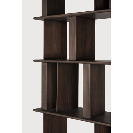 Etagère Block en Acajou L 133 H 207 cm Etnicraft