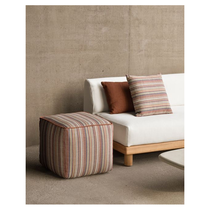 Pouf extérieur terracota Etnicraft