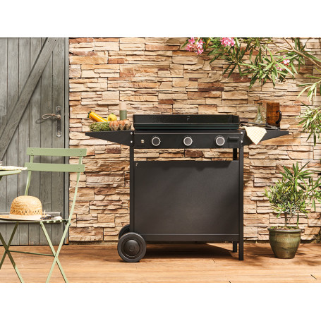 Couvercle pour plancha Origin 75 en acier noir - Forge Adour