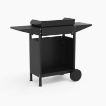 Chariot fermé pour Plancha Origin 60 cm Acier noir Forge Adour