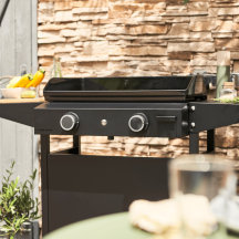 Plancha gaz Origin 60 en Acier noir Forge Adour