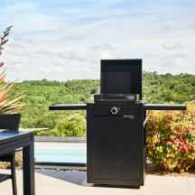 Couvercle pour plancha Mondern 45 cm Acier noir Forge Adour