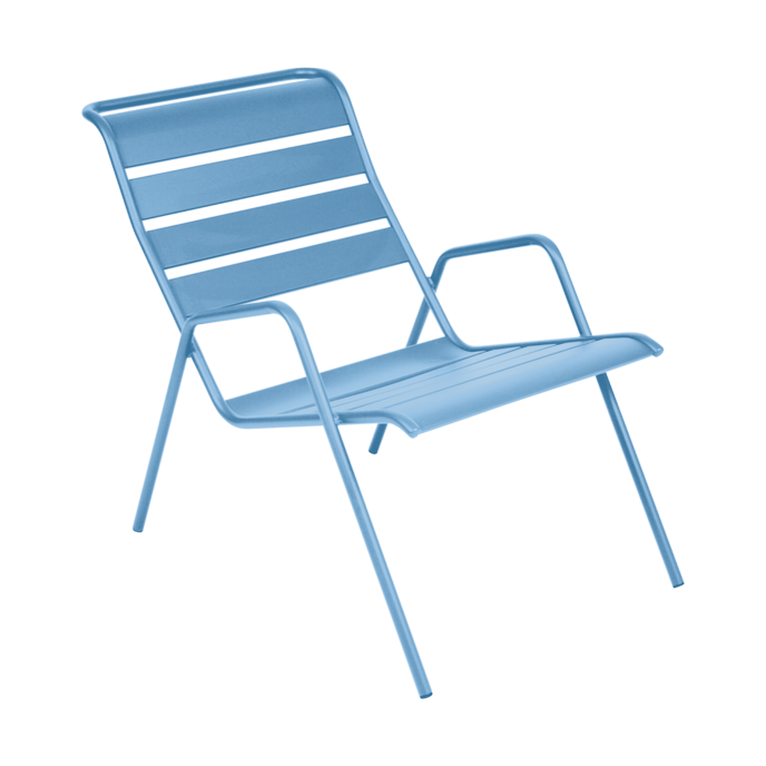 Fauteuil Monceau bas Bleu Maya Fermob