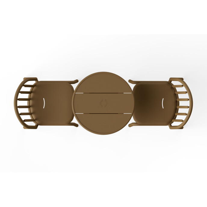 Table de jardin ronde Fred Bistreau Mochaccino Fatboy®