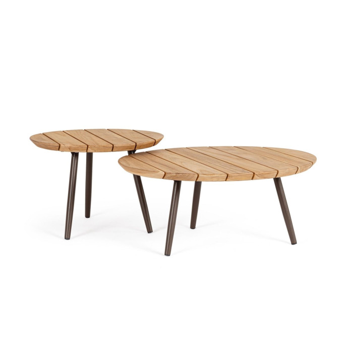 Set de 2 tables basses Talaia Java Bizzotto