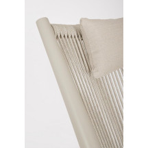 Fauteuil Lounge Aloha Sandshell Bizzotto