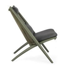 Fauteuil Lounge Aloha Vert Bizzotto