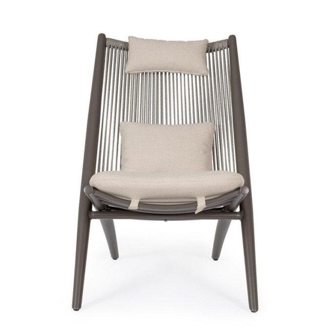 Fauteuil Lounge Aloha Cocoa Bizzotto