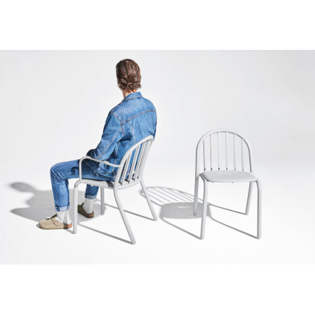 Chaise de jardin Fred Light Grey Fatboy®