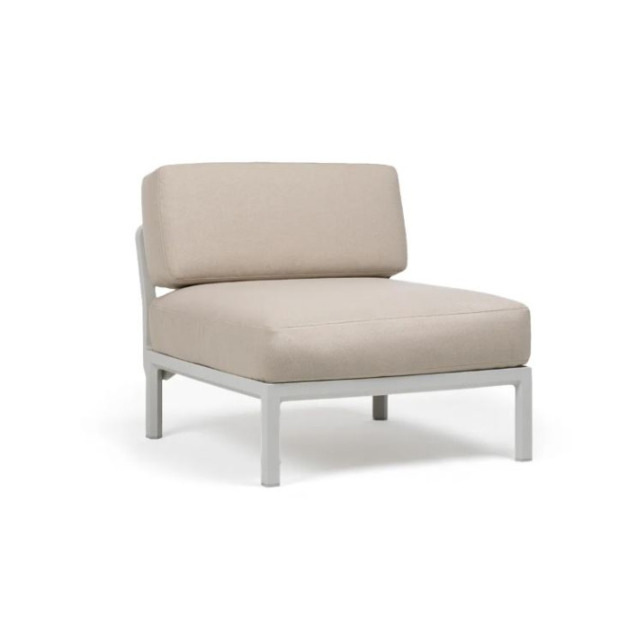Fauteuil centrale Maximo - Gesso Perla Sunbrella® Nardi
