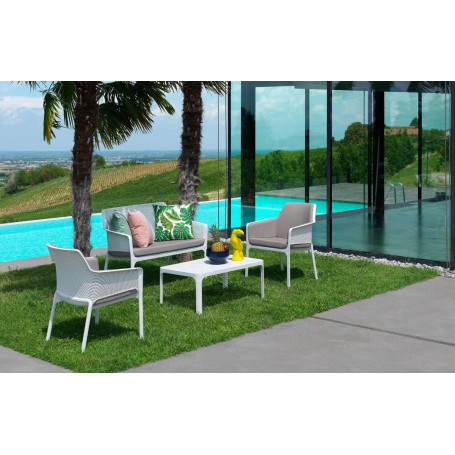 Coussin pour banc Net - Gris Nardi