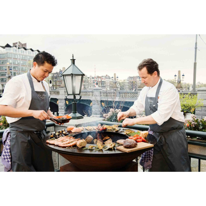 Brasero Classic+ Storage 100 corten Ofyr