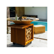 Brasero Classic+ Storage Corten 100 PRO Ofyr